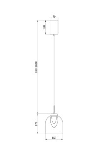 Светильник подвесной Freya Fume FR5399PL-L4BS1