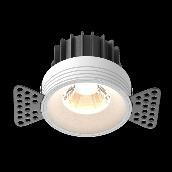 Встраиваемый светильник Maytoni Round DL058-12W3K-TRS-W