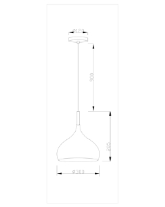 Светильник подвесной Moderli Eline V1293-1P