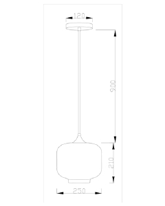 Светильник подвесной Moderli Teen V2132-P