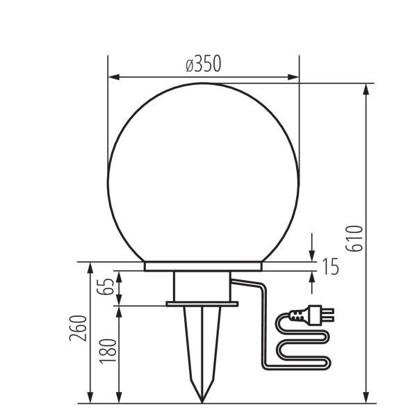 Грунтовый светильник Kanlux Idava 23511