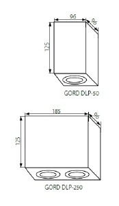 Накладной светильник Kanlux Gord 25470