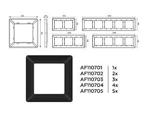 Рамка Ambrella Volt Line AF110703