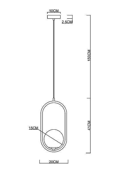 Светильник подвесной Arte Lamp Matisse A7745SP-1BK