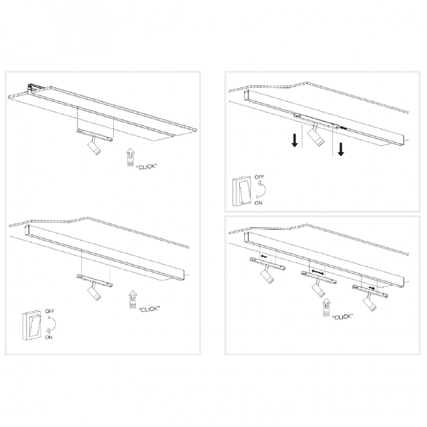 Трековый светильник iLEDEX TECHNICAL VISION48/22 ZOOM 4822-020-D47-10W-10/60DG-4000K-WH