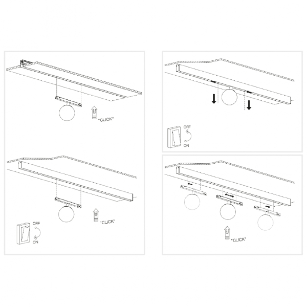 Трековый светильник iLEDEX TECHNICAL VISION48/22 4822-016-D120-6W-340DG-4000K-WH