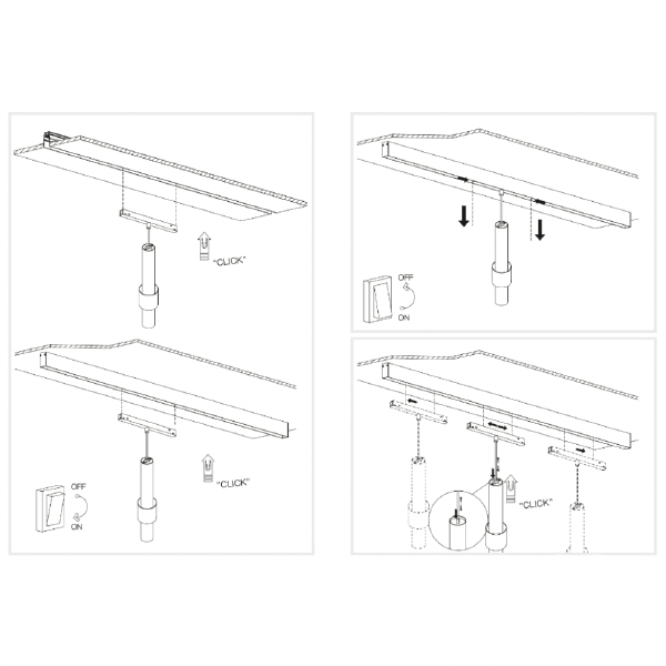 Трековый светильник iLEDEX TECHNICAL VISION48/22 4822-014-H320-12W-24DG-4000K-BK