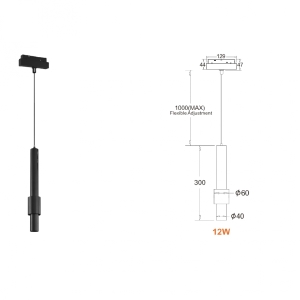 Трековый светильник iLEDEX TECHNICAL VISION48/22 4822-014-H320-12W-24DG-3000K-WH