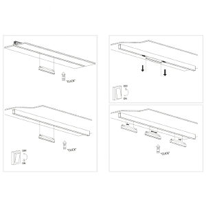 Трековый светильник iLEDEX TECHNICAL VISION48/22 SMART 4822-001-L900-36W-110DG-BK