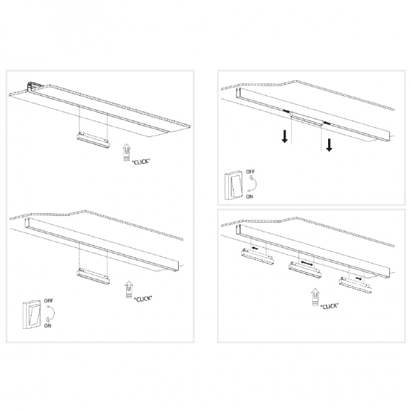 Трековый светильник iLEDEX TECHNICAL VISION48/22 4822-001-L900-36W-110DG-3000K-WH