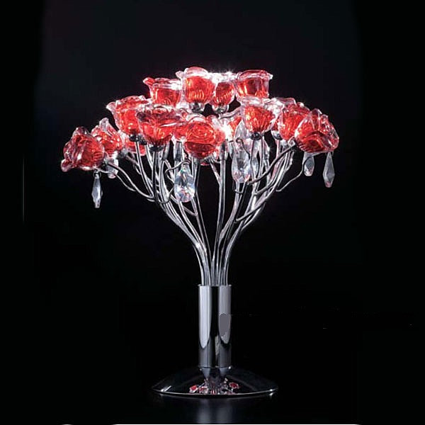 Настольная лампа с цветочками Rosa CL325T04.2 Citilux